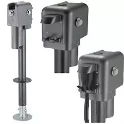 HUSKY TOWING Elect 4500 LB Cap 18 Travel With 6 Drop Down Leg 3 St LEDS WO Remote Slvr 87247