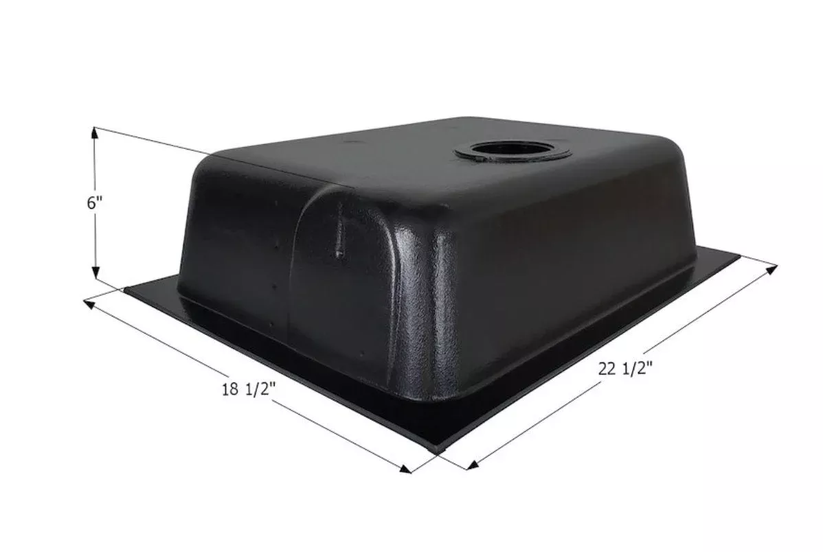 Icon 00436 (HT630A-BD) Waste Holding Tank, 8 Gal.