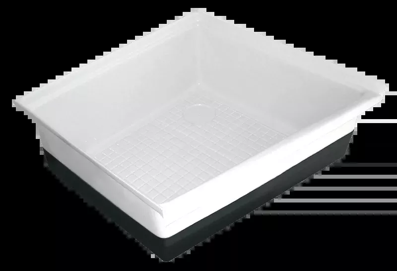 Icon 00463 SP200 RV Shower Pan, Polar White ABS Shower Base