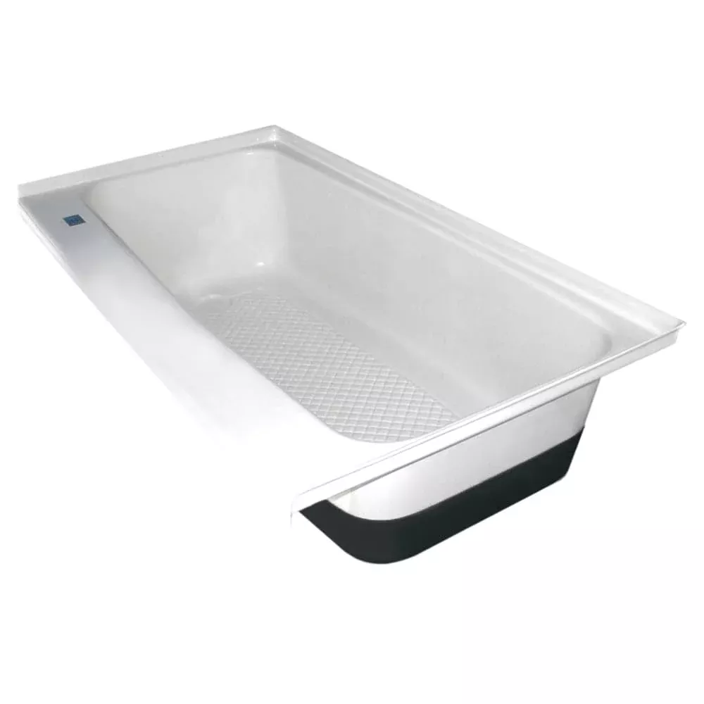 Icon 00478 Bath Tub Left Hand Drain TU600LH - Polar White