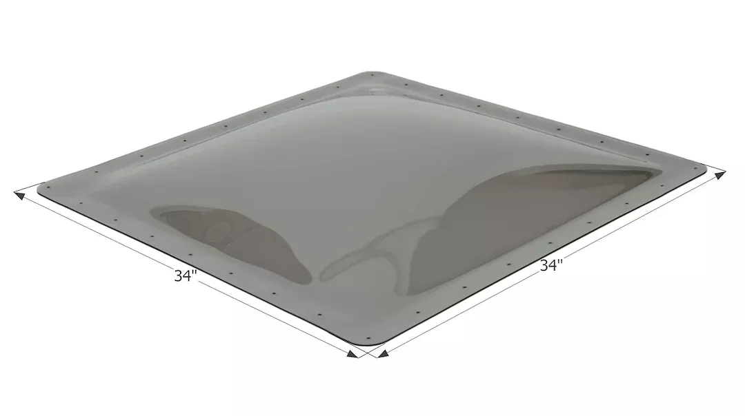 Icon 12115 Skylight - 30 in x 30 in, Smoke