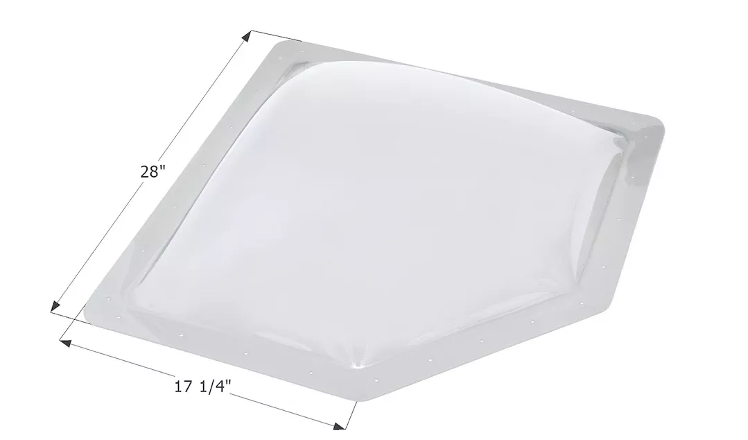 Icon 12179 Skylight - 24 in x 14-1/4 in, White