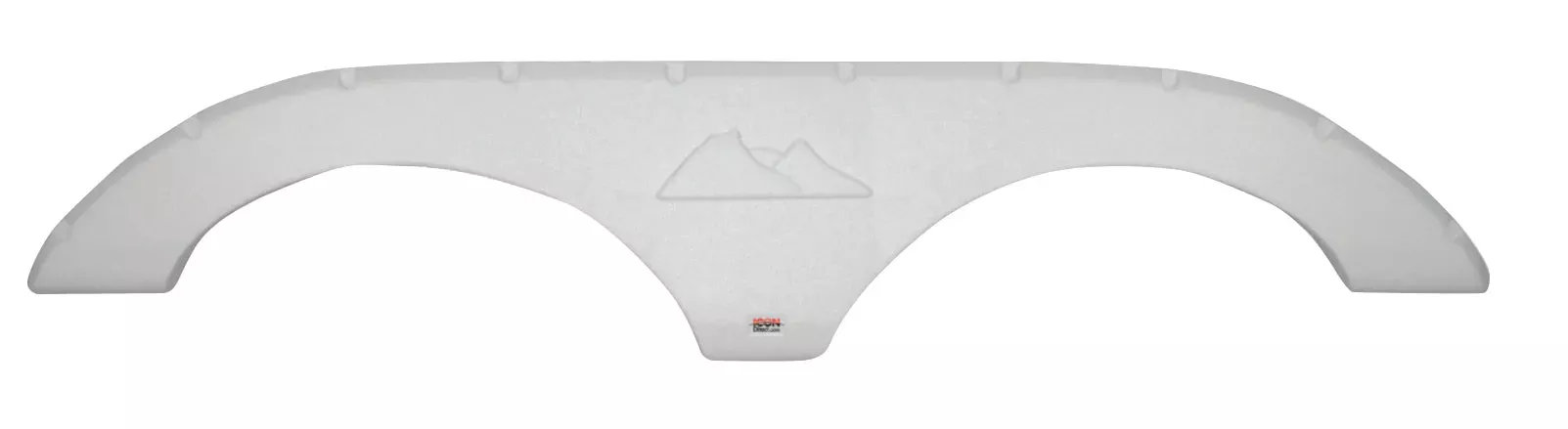 Icon 12303 Tandem Axle Fender Skirt FS2293 for Keystone 5th Wheel Travel Trailer – Polar White