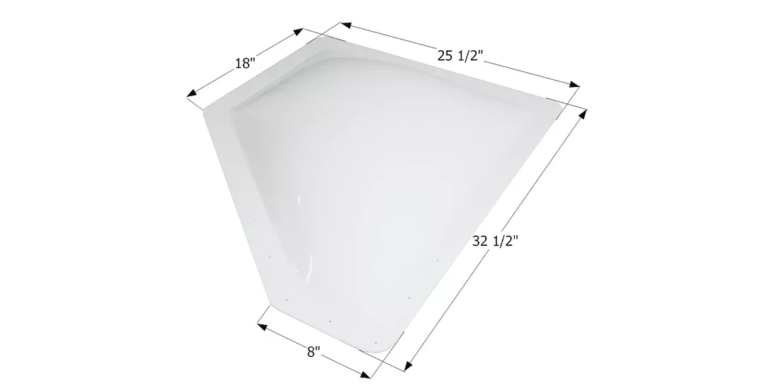 Icon 12372 Skylight - 28-1/2 in x 21-1/2 in, White