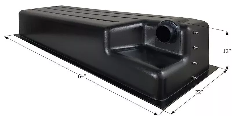 Icon 12420 (HT512-RE) Waste Holding Tank, 44 Gal.