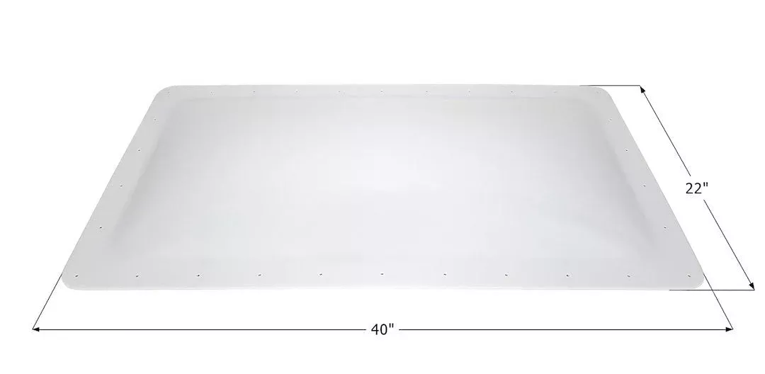 Icon 14332 Skylight - 36 in x 18 in, White