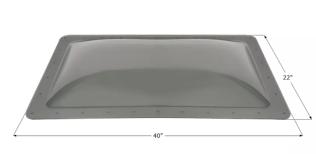 Icon 14504 Skylight - 36 in x 18 in, Smoke