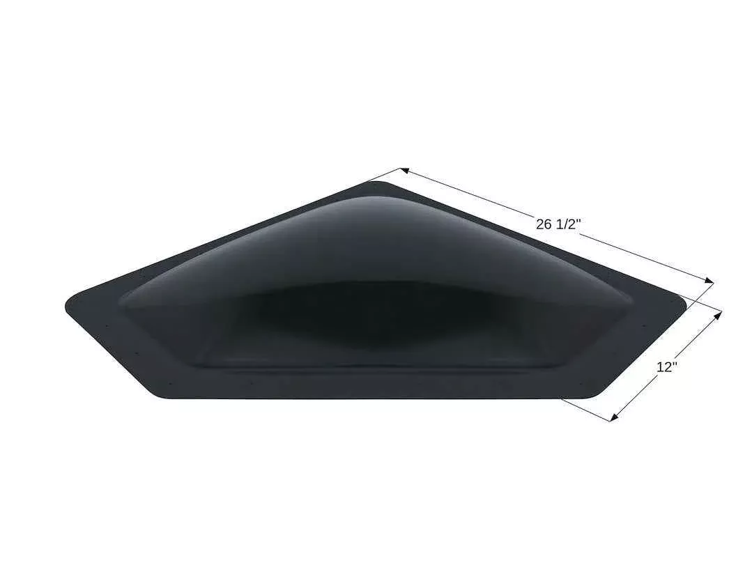 Icon 15354 Skylight - 22-1/2 in x 9 in, Dark Smoke