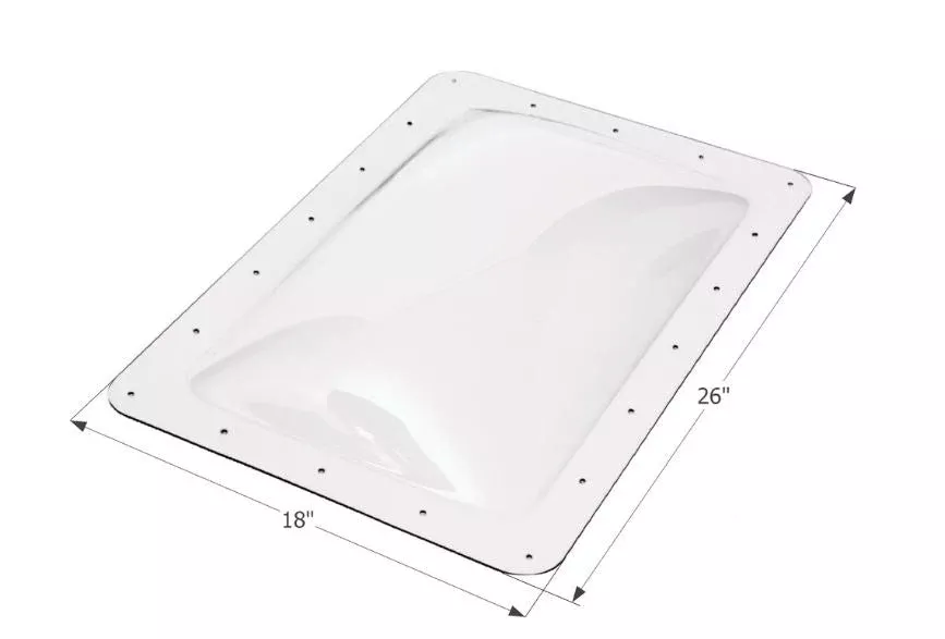 Icon Clear Skylights - 22 x 14 in Opening, 6 Pack – 14266