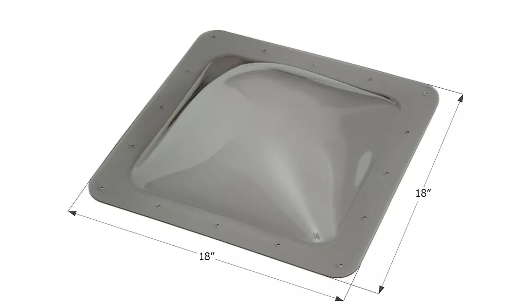 Icon Skylight - 14 in x 14 in, Smoke – 12116