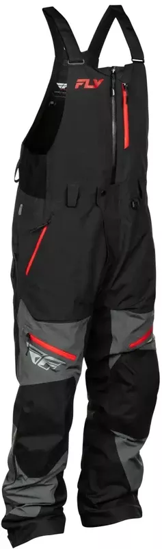 Incline Bib Grey Black Medium Tall Stain Resistant Comfort