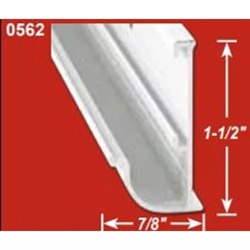 Insert Gutter Rail 8 Ft. Mill (Metal)