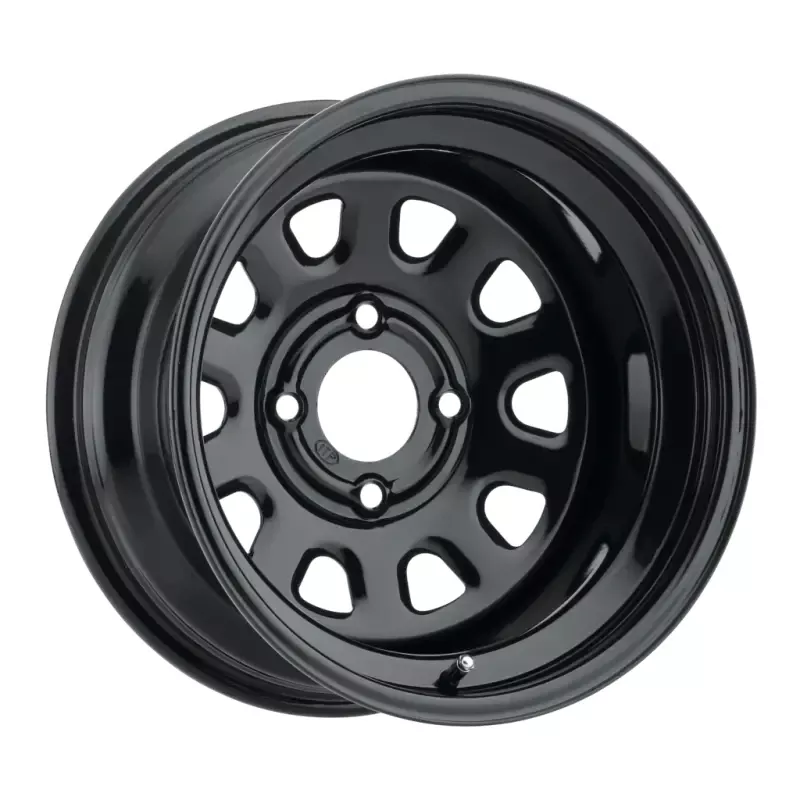 ITP Delta Steel 14×7 / 4×110 BP / 5+2 Offset Black Wheel