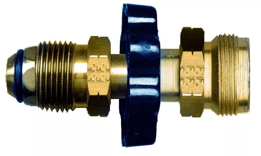 JR Products 07-30165 Propane Adapter Fitting - 1 in-20 Male Threads