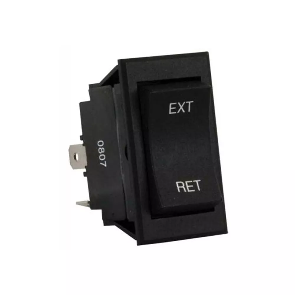 JR Products 13635 12V 5th Wheel & Tongue Jack Switch, Black