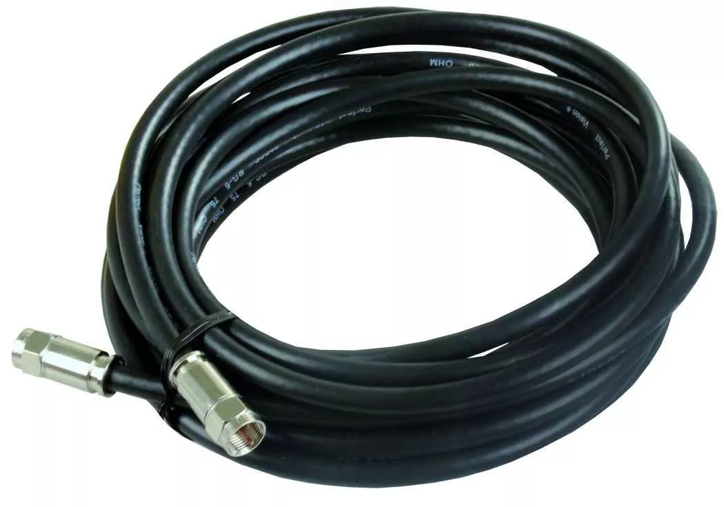 JR Products 20-ft RG-6 Exterior HD/Satellite Cable – 47975