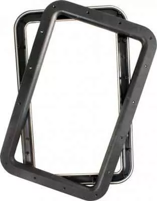 JR Products Entry Door Window Frame - Black – 11021