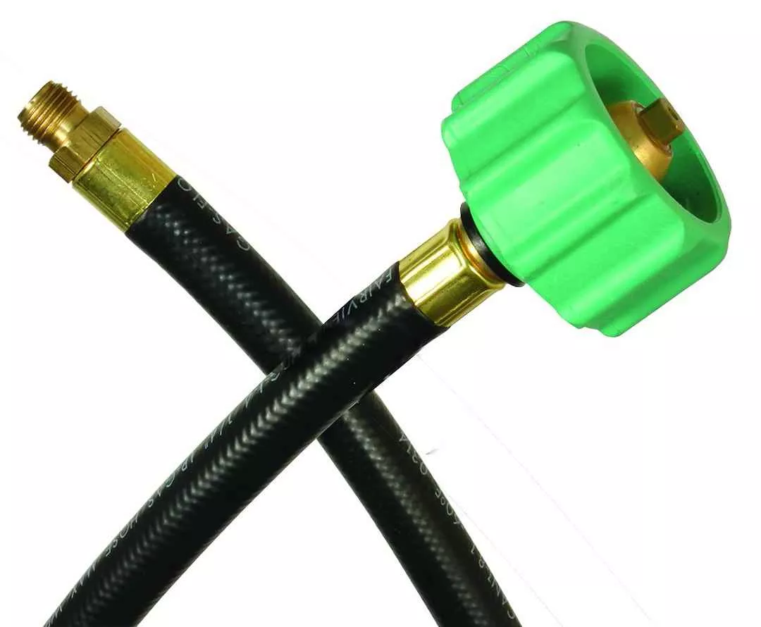 JR Products Propane Hose - 24 in, 1/4 in Diameter – 07-30755