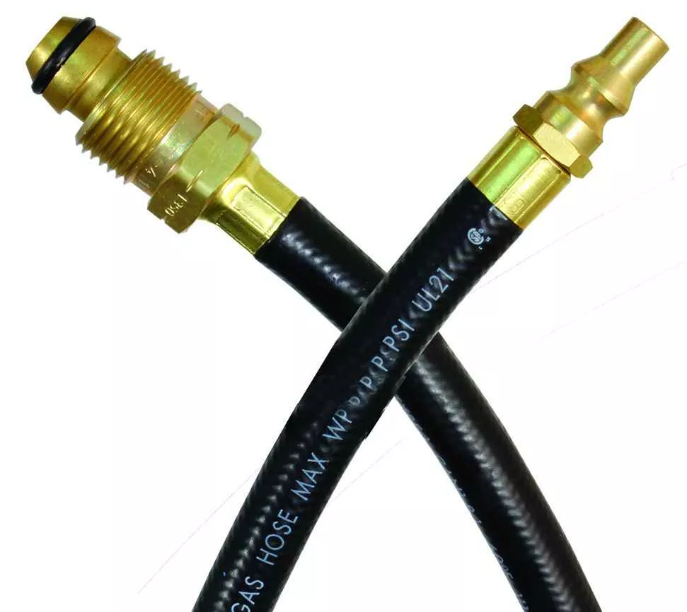 JR Products Propane Hose - 60 in, 1/4 in Diameter – 07-31155