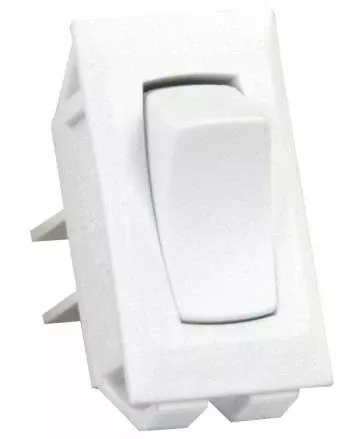 JR Products Rocker Switch - White – 13391-5