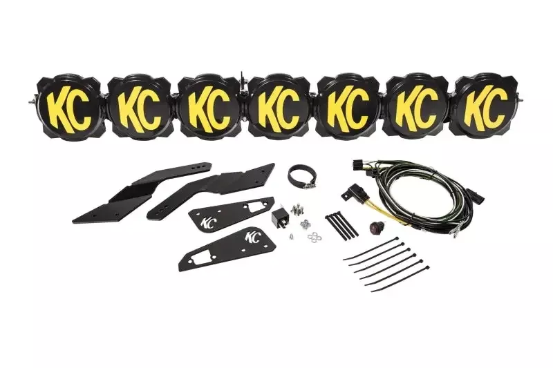 KC HiLiTES Can-Am X3 45in. Pro6 Gravity LED 7-Light 140w Combo Beam Overhead Light Bar System – 91334