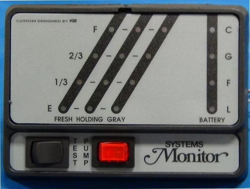 KIB Electronics | Tank Monitor System Panel | K21 | LED Display | Horizontal
