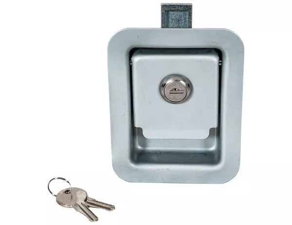 L1980 - Rust Resistant Steel Junior Single Point Locking Paddle Latch - Weld-On