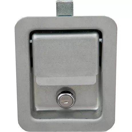 L3980 - Rust Resistant Steel Single Point Locking Paddle Latch - Weld-On