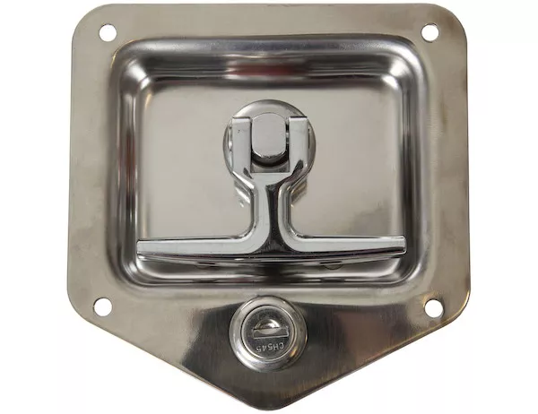 L882501 - Stainless Steel Flush Mount 2-Point T-handle latch (latch only, no rods)
