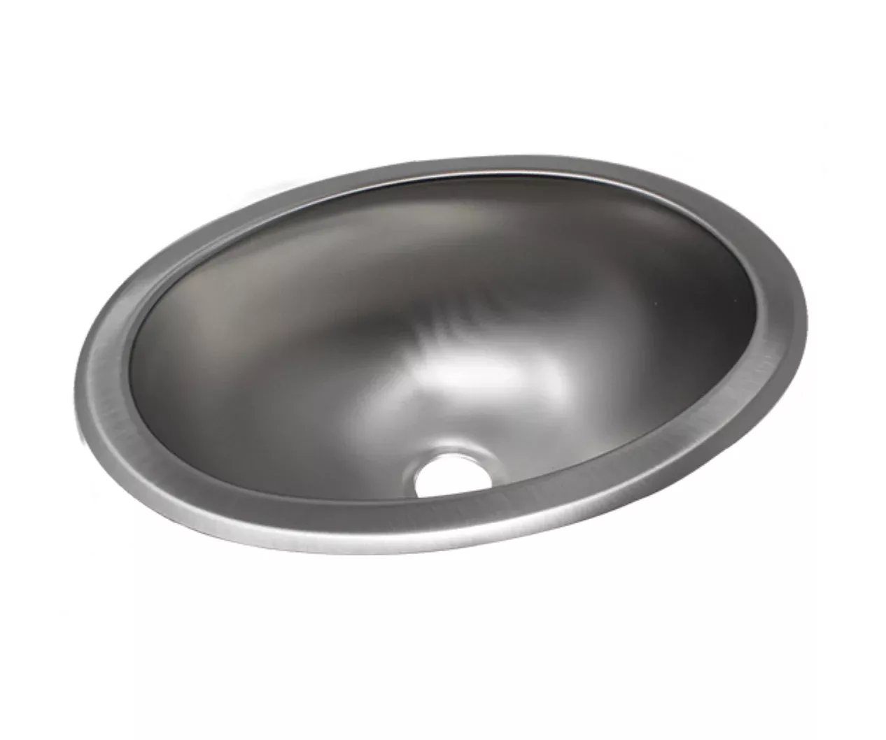 LaSalle Bristol 13TF1310 Oval Lavatory Sink, 10" Length x 13" Width x 5" Depth Stainless