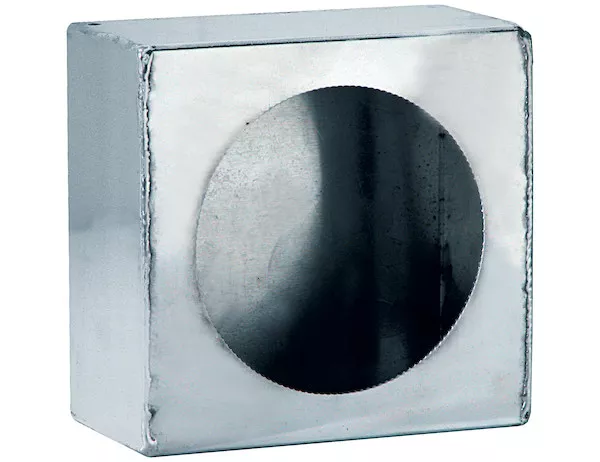 LB663SST - Single Round Light Box Stainless Steel
