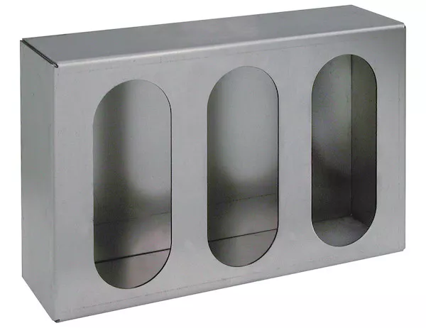 LB8133 - Grey Primed Steel Triple Oval Light Box