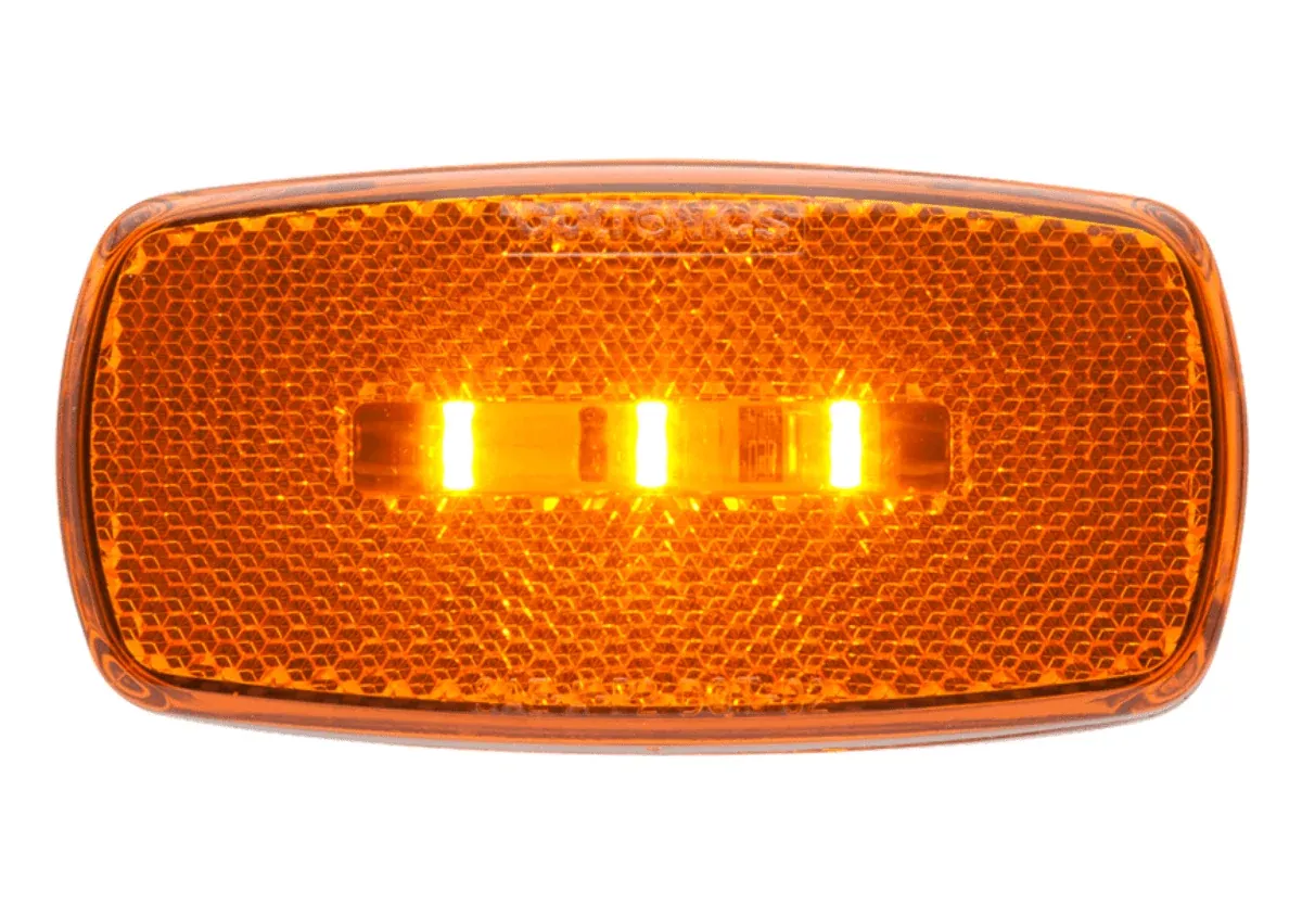LED Clearance/Marker Light Oval Amber