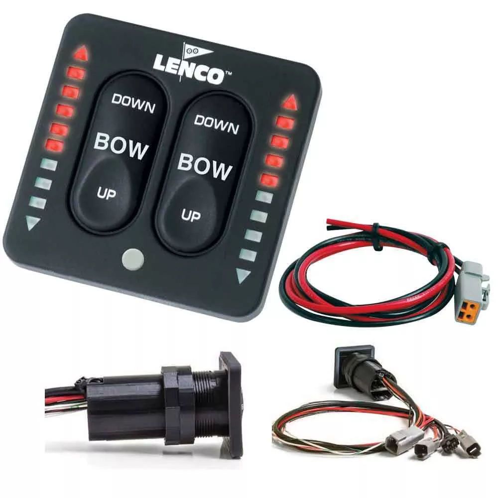 LED Indicator Integrated Tactile Switch Kit w/Pigtail f/Single Actuator Systems