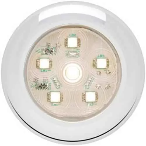 LED Round Utility Light 6 Diode Clear