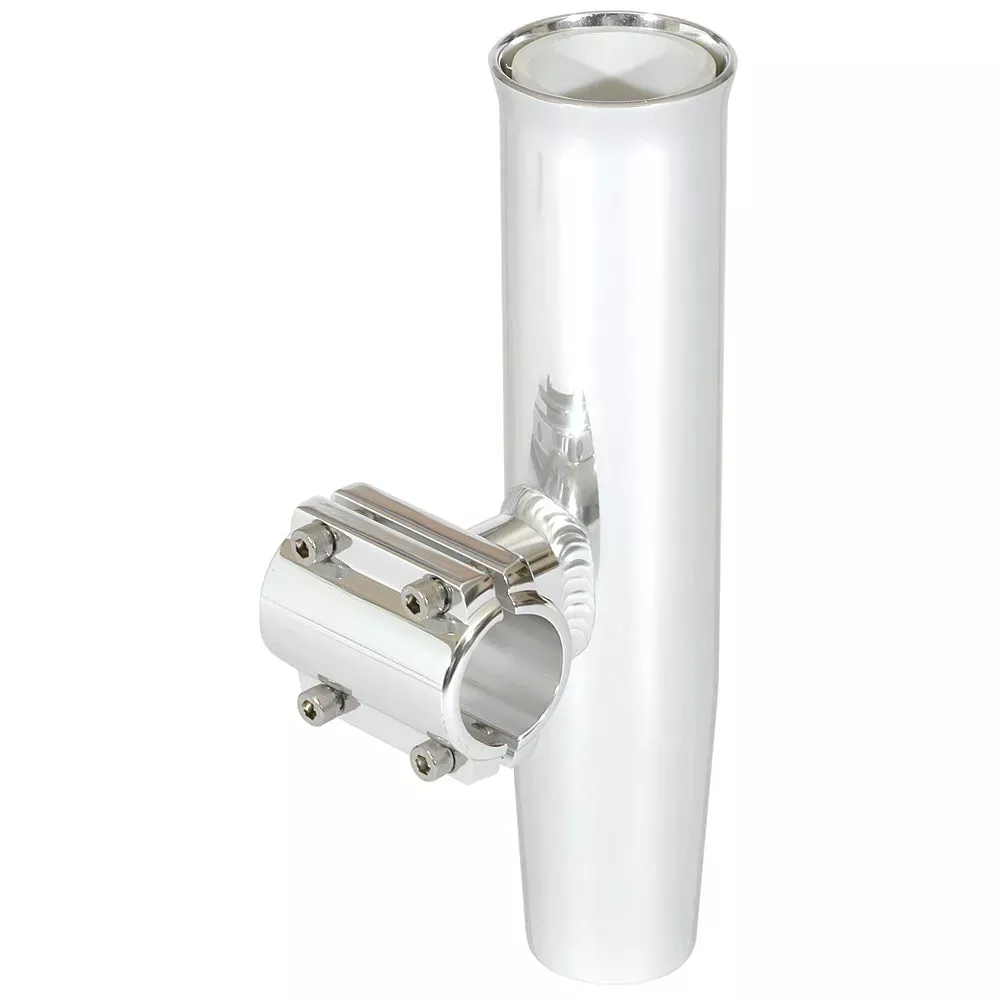 Lee’s Clamp-On Rod Holder – Silver Aluminum – Horizontal Mount – Fits 1.050 ” O.D. Pipe