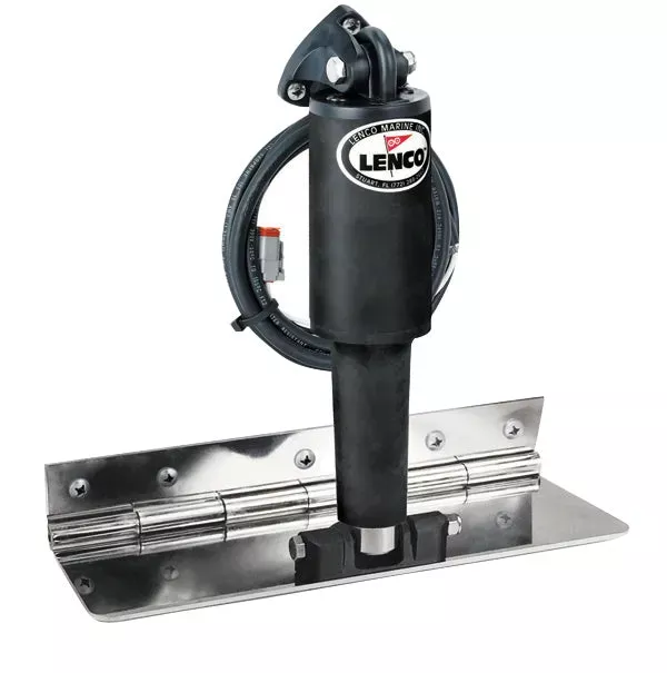 Lenco Marine 15088-101 Electro-Polished Limited Space Trim Tab Kit – XDS, 4 ” x 12 “