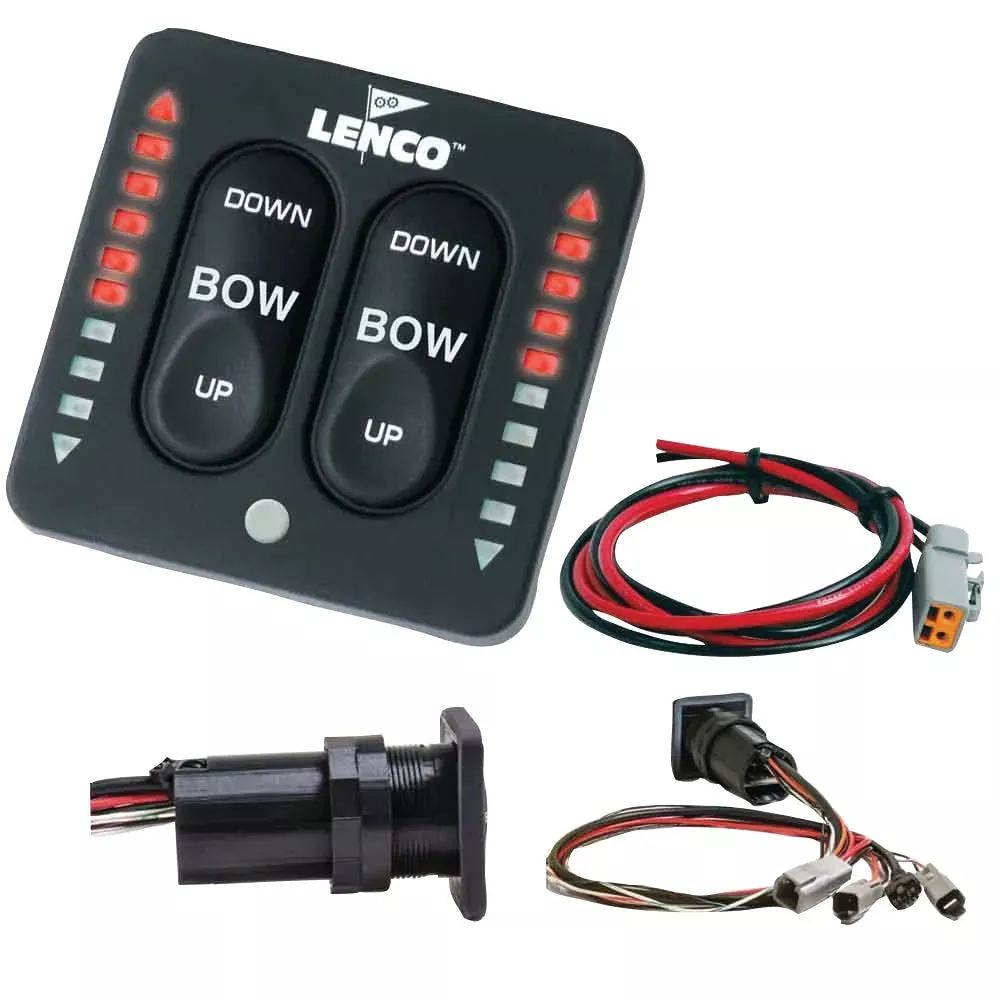 Lenco Marine 15170-001 LED Integrated Switch Kit – Single Actuator