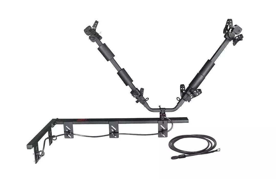 Lets Go Aero Above-Bed-Side 2-Bike Rack with Lock – B01816