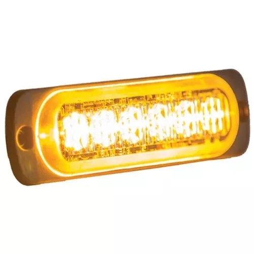 LIGHT,STROBE,4-3/8IN,6-LED,AMBER