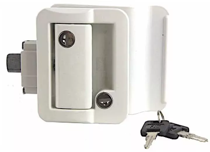 Lippert 239632 Entry Door Latch Kit White