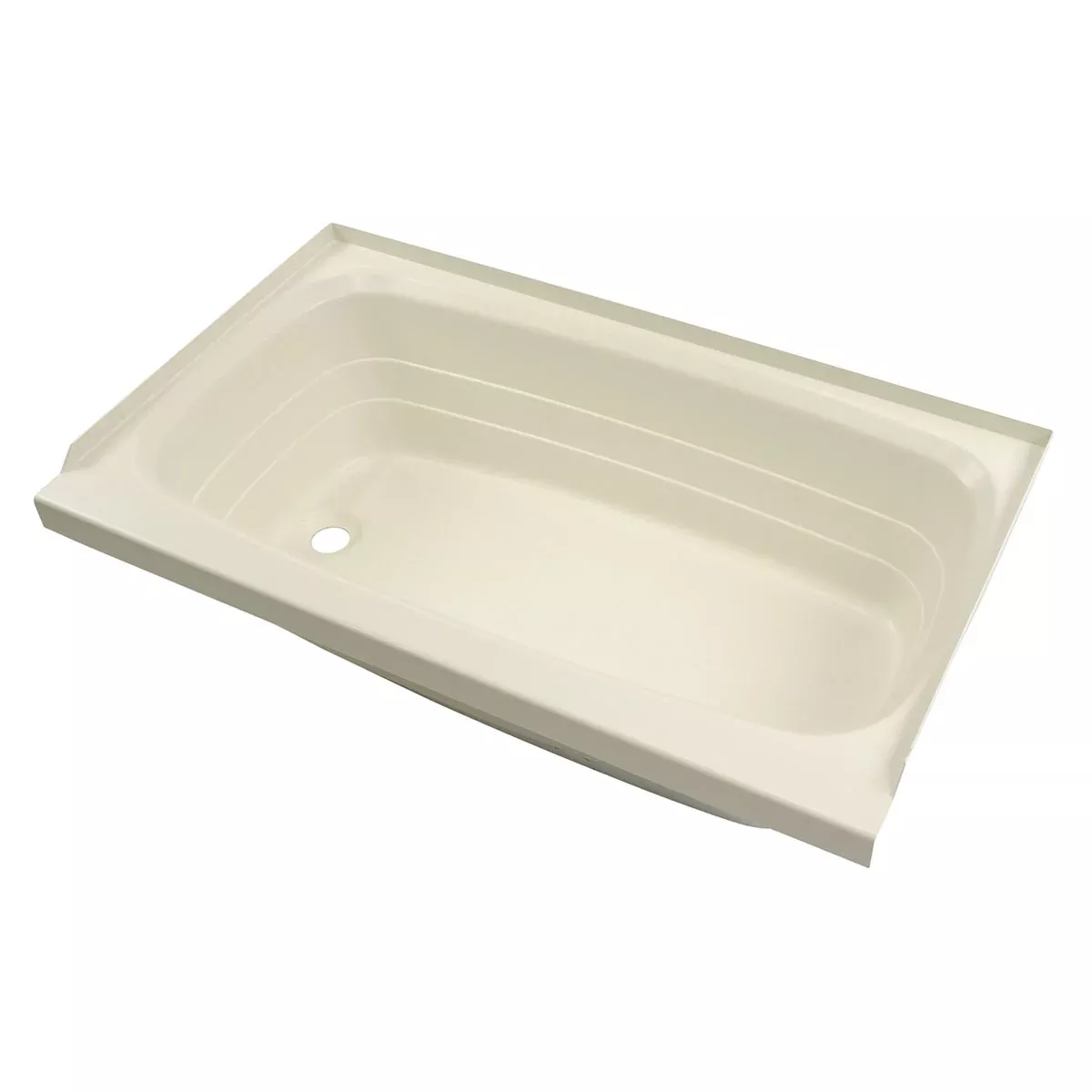 Lippert Bathtub With Left Drain - 24" X 40", Parchment #P2440LHSPK
