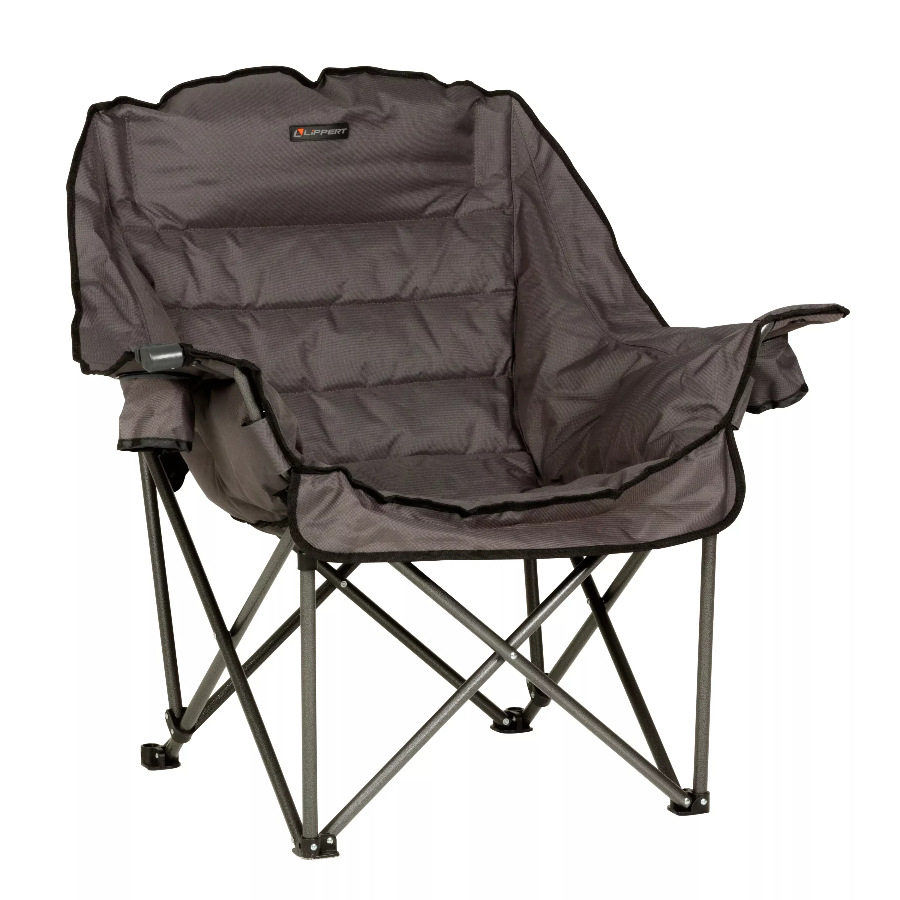 Lippert Big Bear Club Camping Chair - Dark Grey