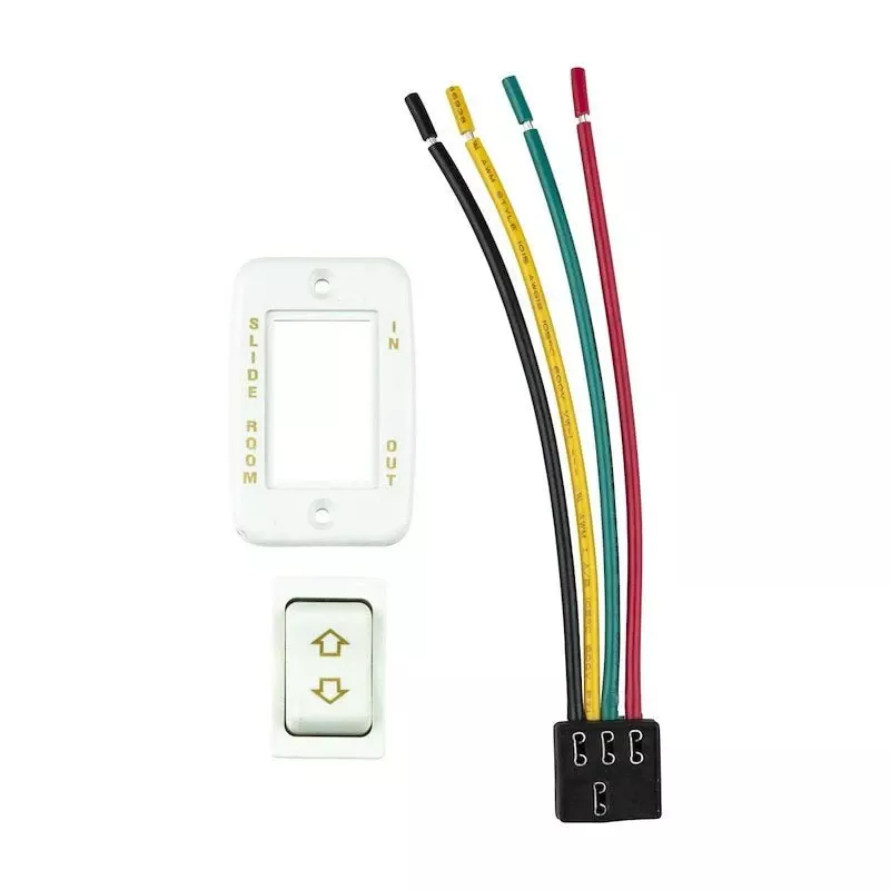 Lippert Components 117461 – New Style Slide-Out Electric Switch Assembly – White