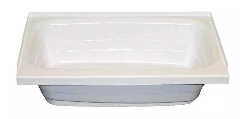 Lippert Components 209653 Lippert Better Bath 24" x 36" RV Bathtub, Left Hand Drain