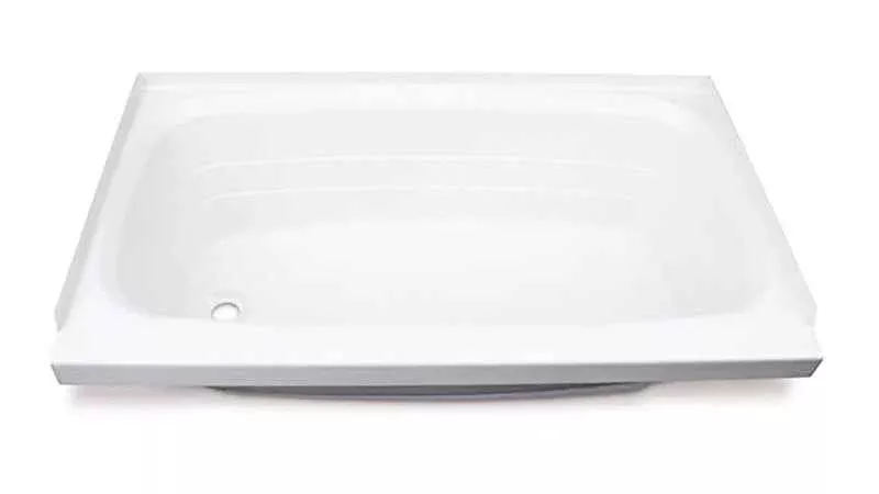 Lippert Components 209681 Lippert Better Bath 24" x 46" RV Bathtub, Left Hand Drain