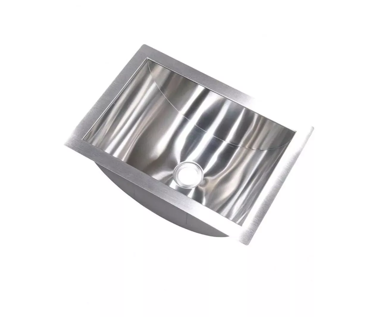 Lippert Components 426017 Better Bath Single Bowl Trough Sink, 14" x 10" x 6"