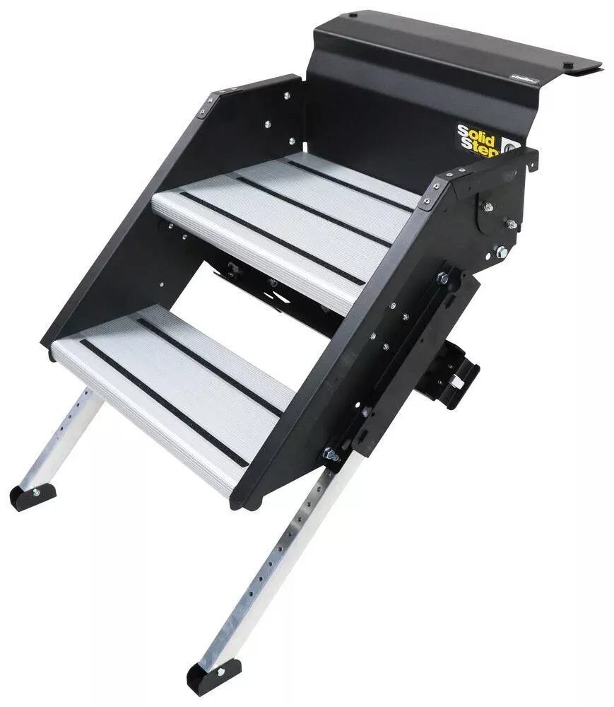 Lippert Components 733931 SolidStep Manual Double Fold-Down Steps (26"-29-7/8")