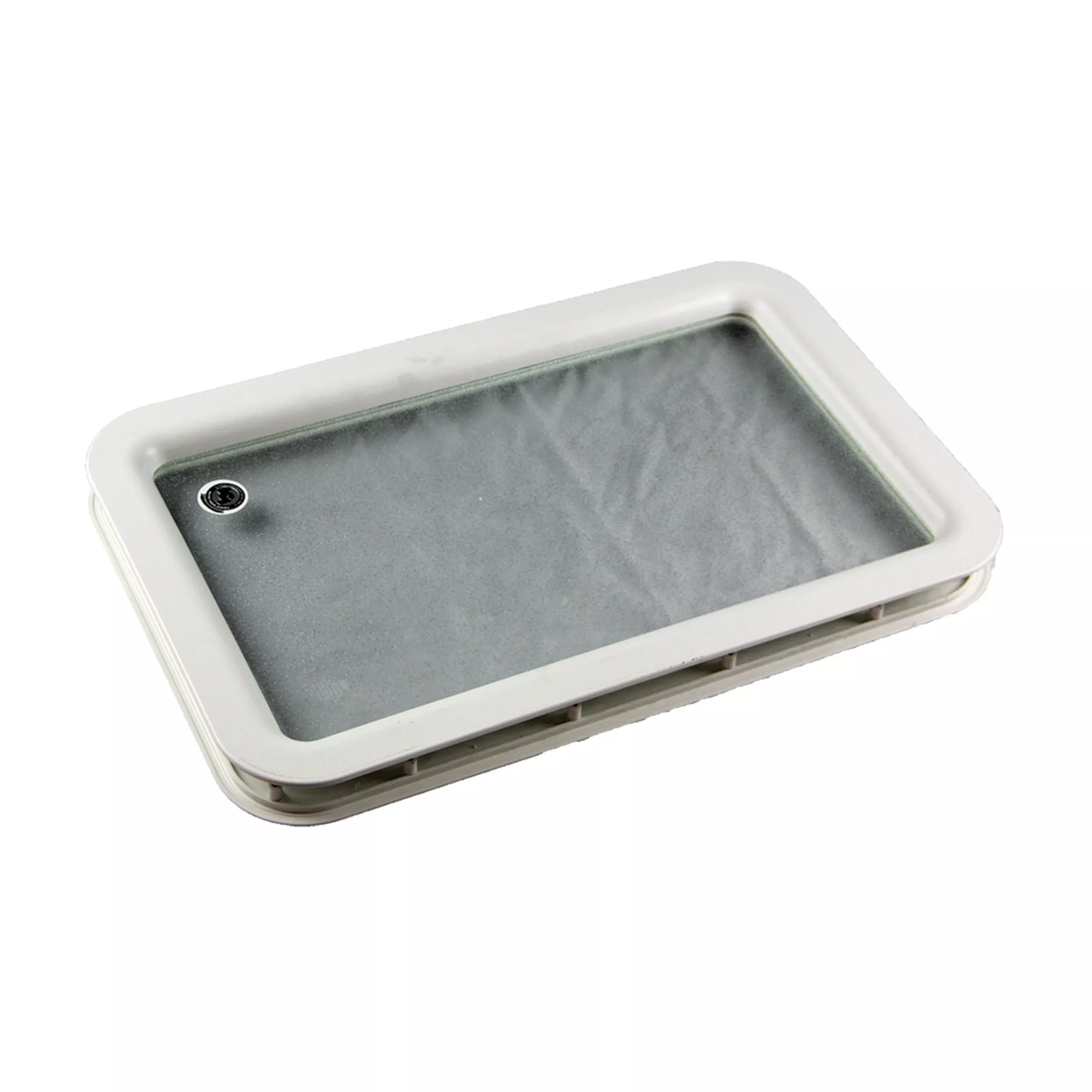 Lippert Inner & Outer Window Frame With Seal & Glass - 12" X 21" White