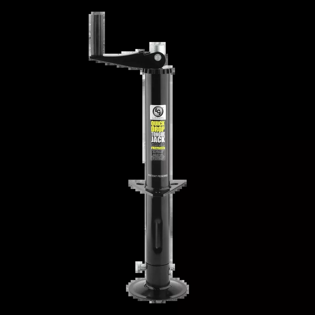 Lippert Manual Trailer Tongue Jack - 2000 lb – 733926